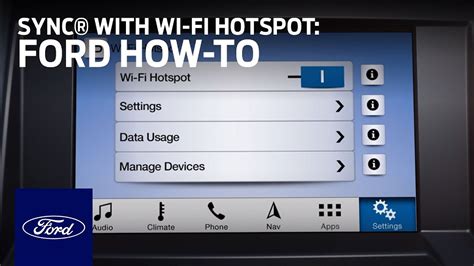 ford's wifi vendo|How do I turn on my Ford vehicle's Wi.